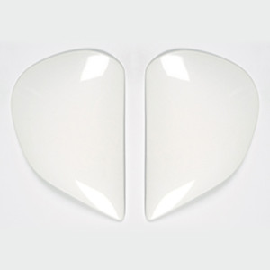 Plaques pivot ARAI Super AdSis J (LRS) Diamond White pour casques RX-7 GP/Viper/Astro-Light/Quantum/Quantum-ST/Quantum-ST PRO/Ch
