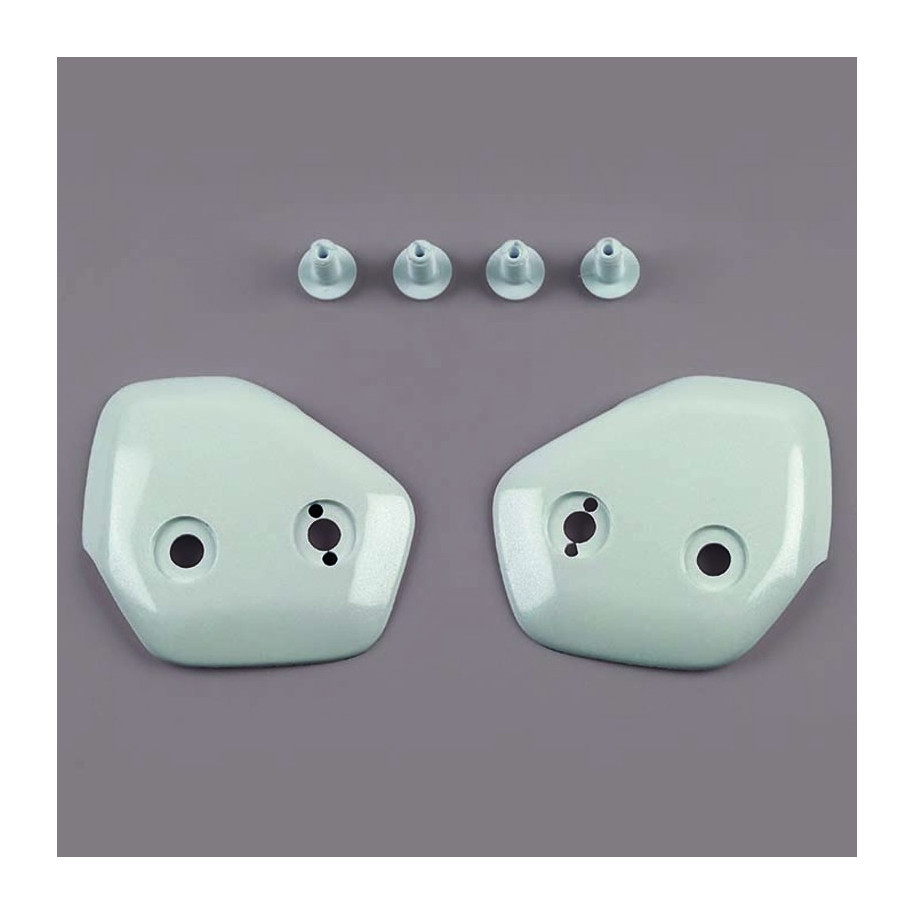 Plaques pivot ARAI TX Diamond White pour casques Tour-X 4/Tour-X 3