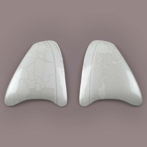 Platine écran ARAI SZ-R VAS-Z Harada Tour White