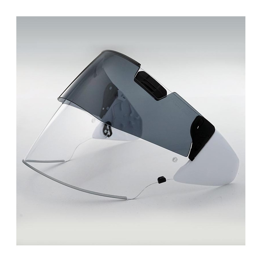 Kit ARAI PSS avec visière solaire intégrée Diamond White