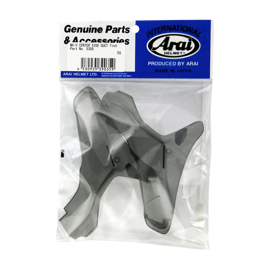 Ventilations arrières latérales supérieures ARAI Center Side Duct tint pour casque MX-V