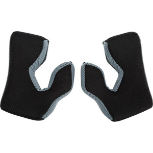 Mousses de joues FLY RACING Formula (XS-55mm) - noir/Cool Grey