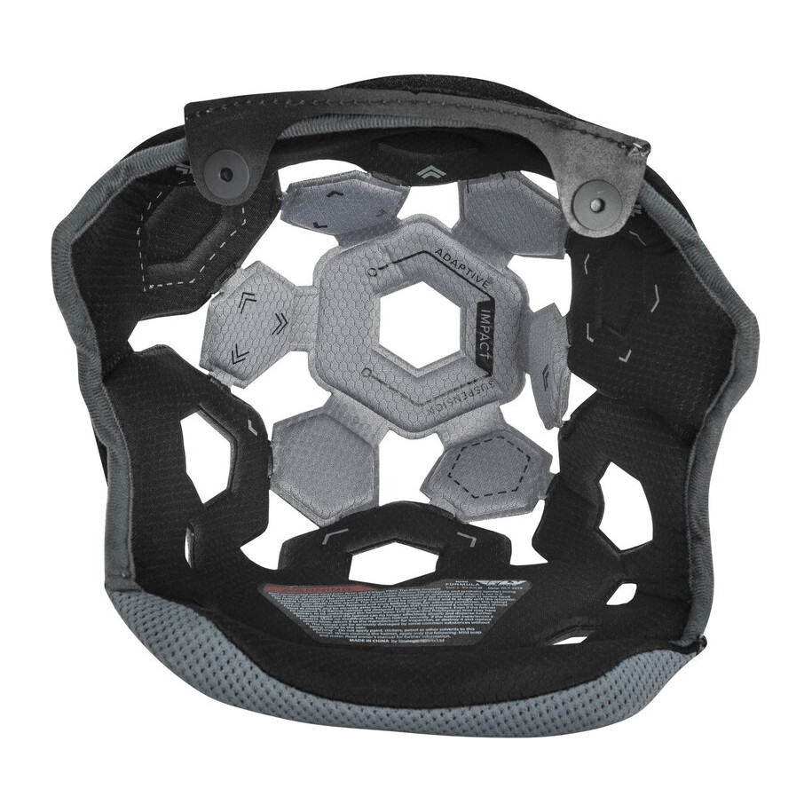 Coiffe FLY RACING Formula enfant (YM-15mm) - noir/Cool Grey