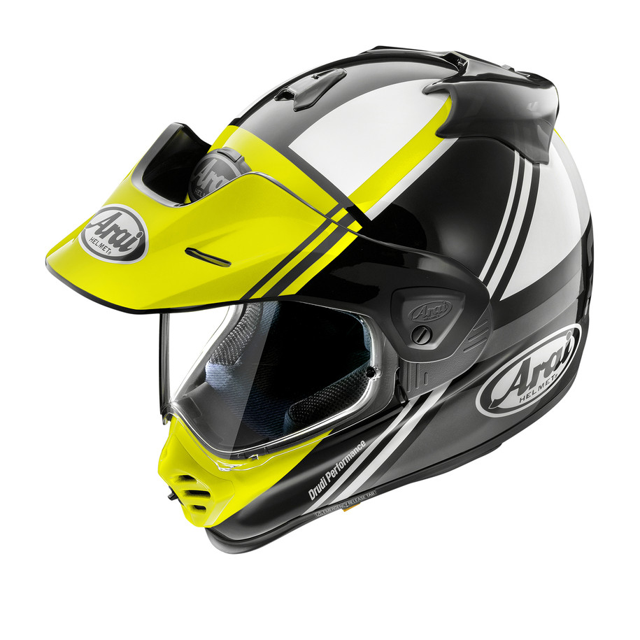 Casque ARAI TOUR-X5 Cosmic - jaune fluo