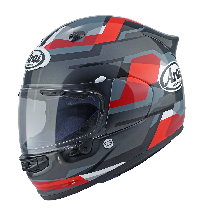 Casque ARAI QUANTIC Abstract - rouge