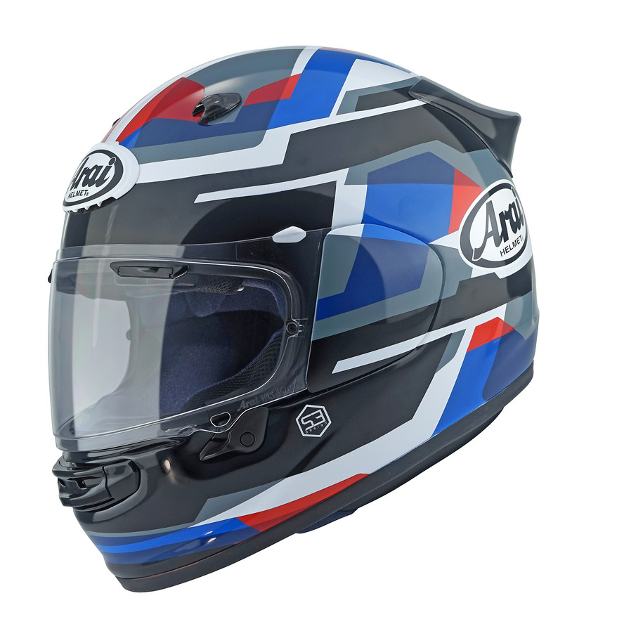 Casque ARAI QUANTIC Abstract - bleu