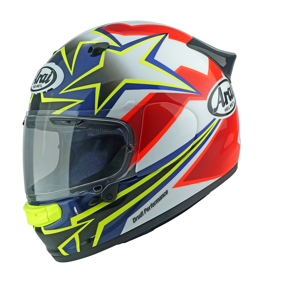 Casque ARAI QUANTIC STAR & STRIPES - rouge