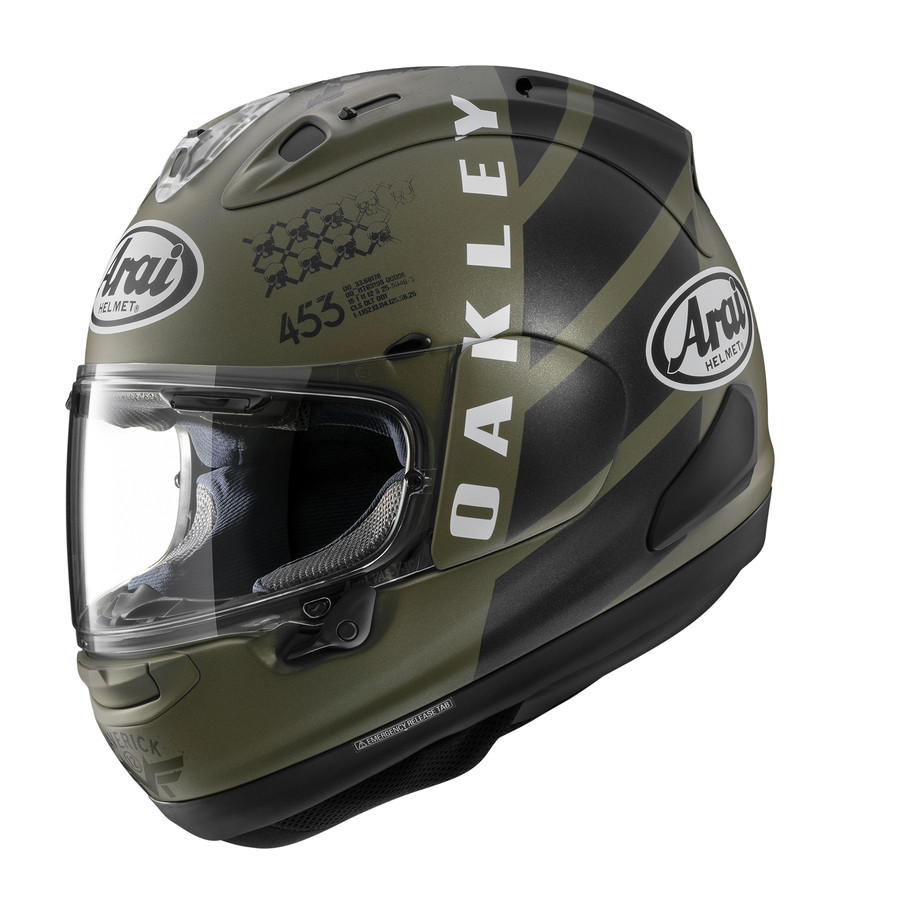 Casque ARAI RX-7V EVO Maverick Oakley - Réplica
