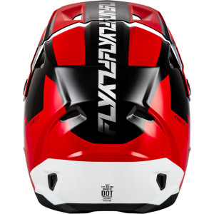 Casque FLY RACING Kinetic Crest - rouge/noir/blanc