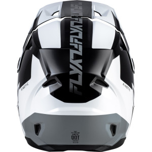 Casque FLY RACING Kinetic Crest - noir/blanc/gris
