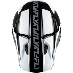 Casque FLY RACING Kinetic Crest - noir/blanc/gris