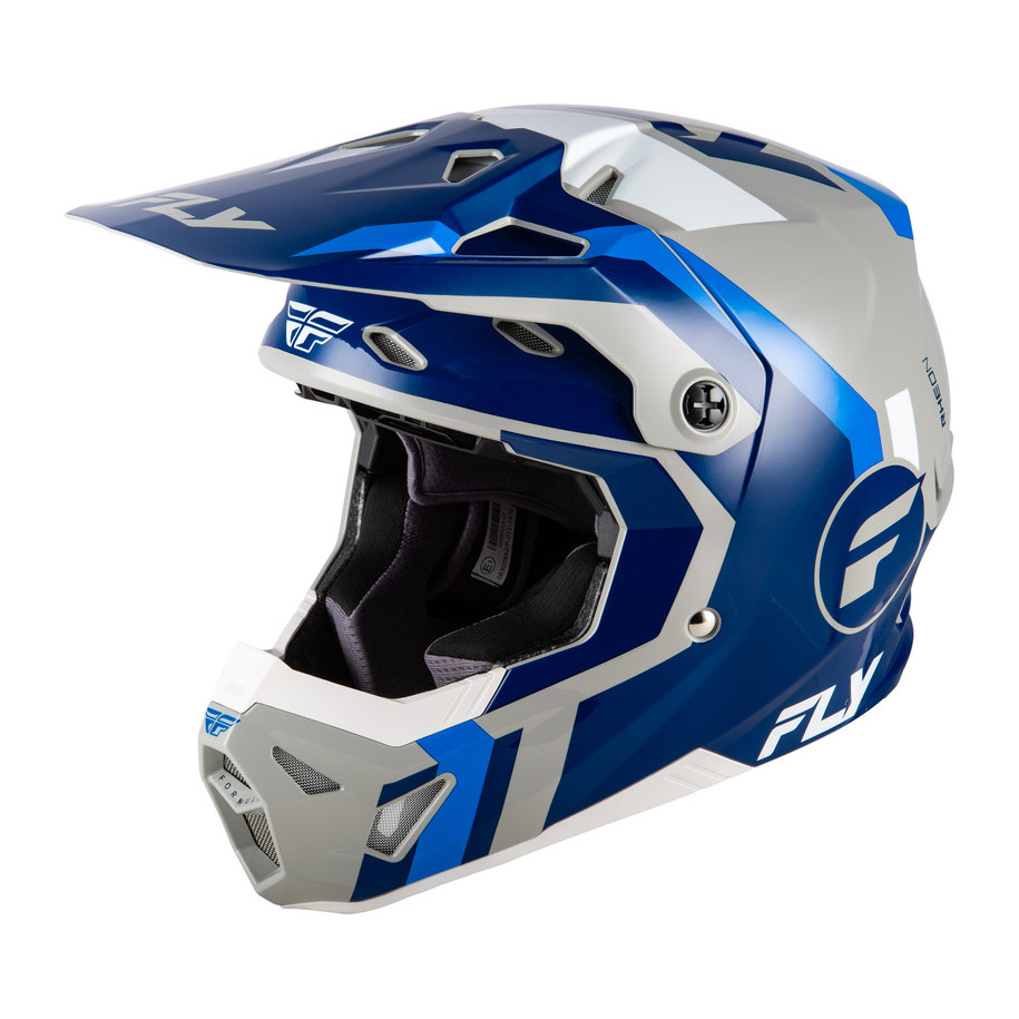 Casque FLY RACING Formula CP Seal - Navy/bleu/gris