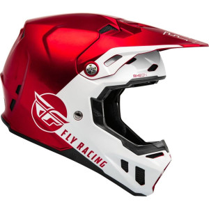 Casque FLY RACING Formula CC Centrum Rouge Metallic/Blanc M