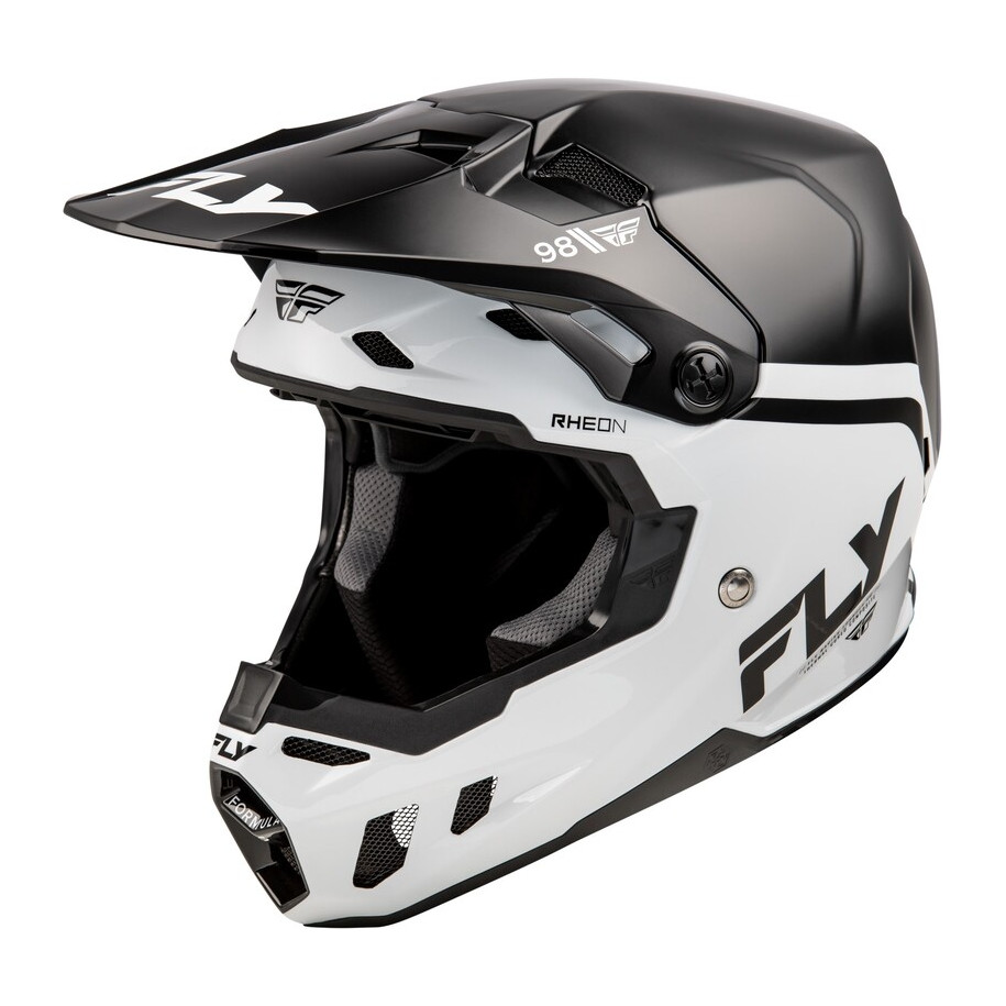 Casque FLY RACING Formula CC Objective - noir/blanc