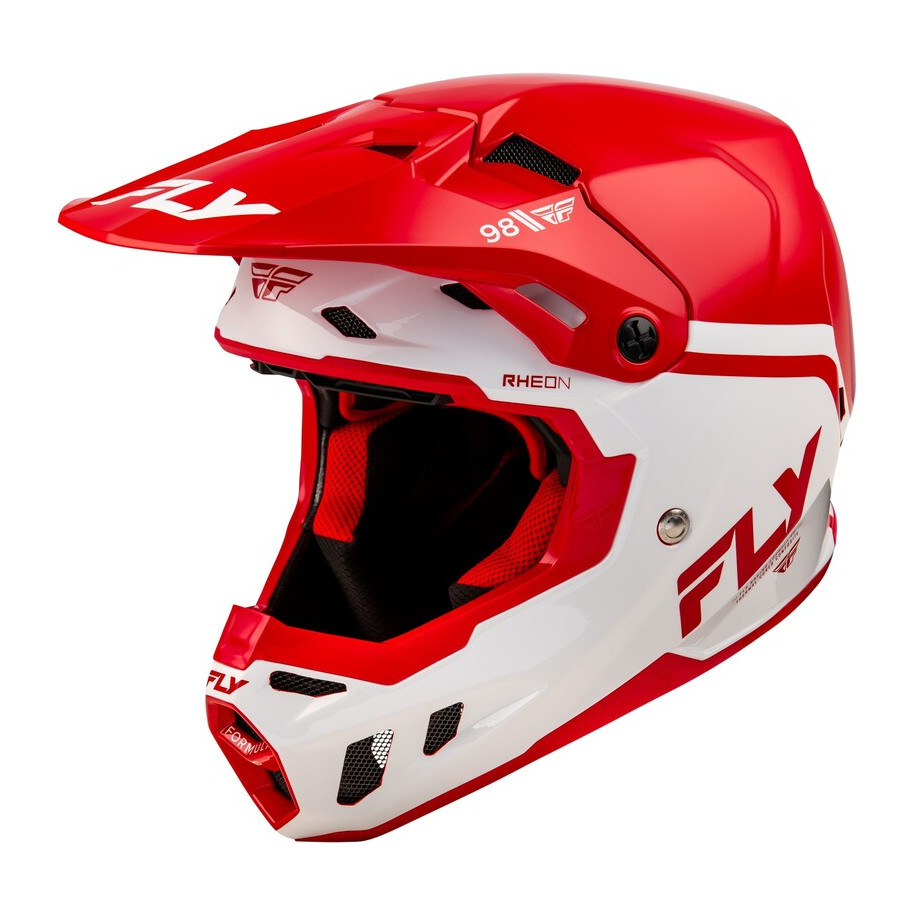 Casque FLY RACING Formula CC Objective - rouge/blanc