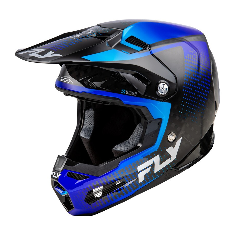 Casque FLY RACING Formula S Carbon Protocol - noir carbone/rouge
