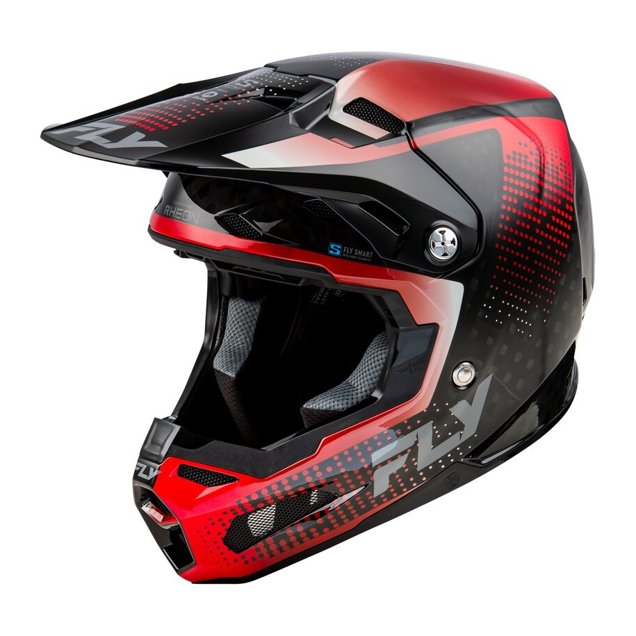 Casque FLY RACING Formula S Carbon Protocol - noir carbone/rouge