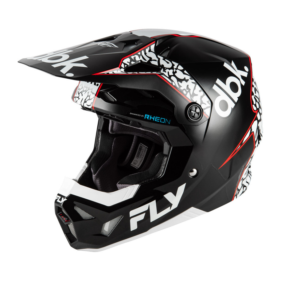 Casque FLY RACING Formula CP Special Edition DBK - noir/blanc/rouge