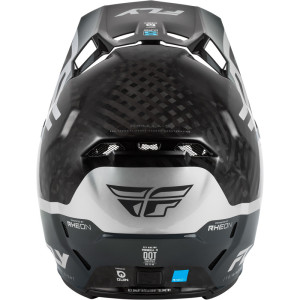 Casque FLY RACING Formula S Carbon Byte - Black Carbon/gris/argent