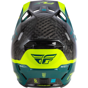 Casque FLY RACING Formula S Carbon Byte - Black Carbon/Teal/Lime