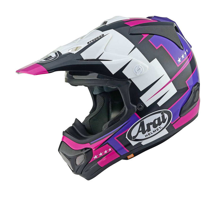 Casque ARAI MX-V EVO Battle - Violet