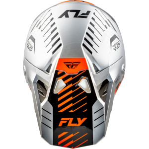 Casque FLY RACING Formula CP Slice - gris/orange/noir