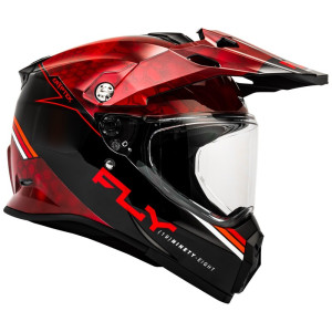 Casque FLY RACING Trekker Kryptek Conceal - rouge/noir
