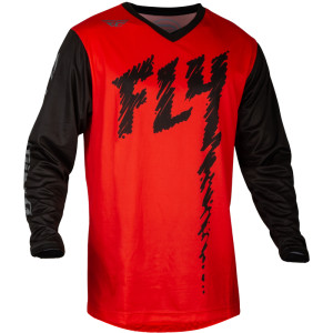 Maillot enfant FLY RACING F-16 - rouge/noir/gris