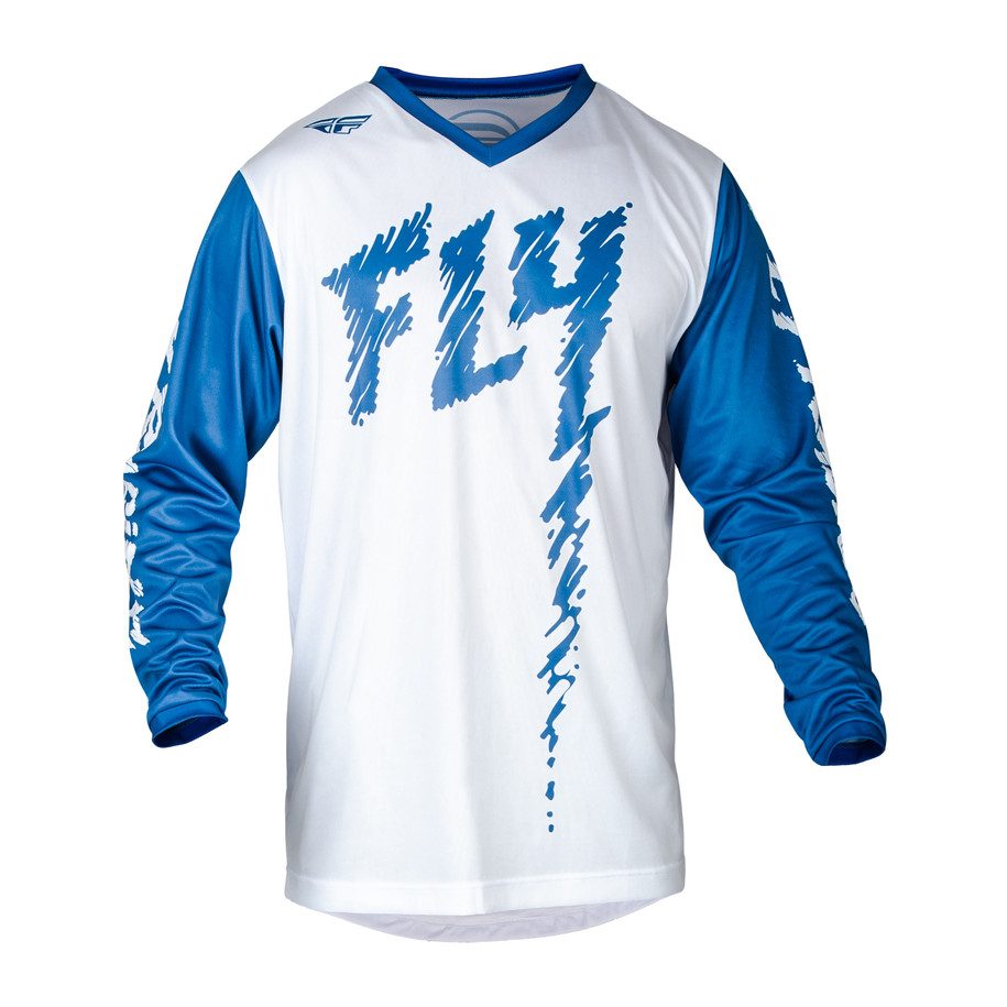 Maillot enfant FLY RACING F-16 - True Blue/blanc