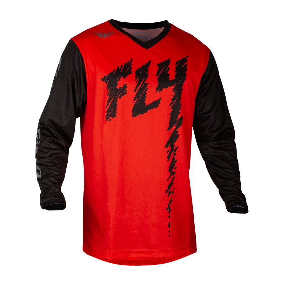 Maillot enfant FLY RACING F-16 - rouge/noir/gris