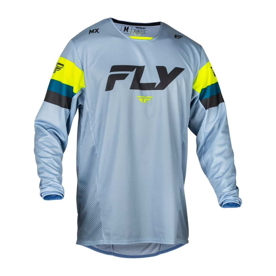 Maillot FLY RACING Kinetic Prix - Ice Grey/anthracite/Hi-Vis
