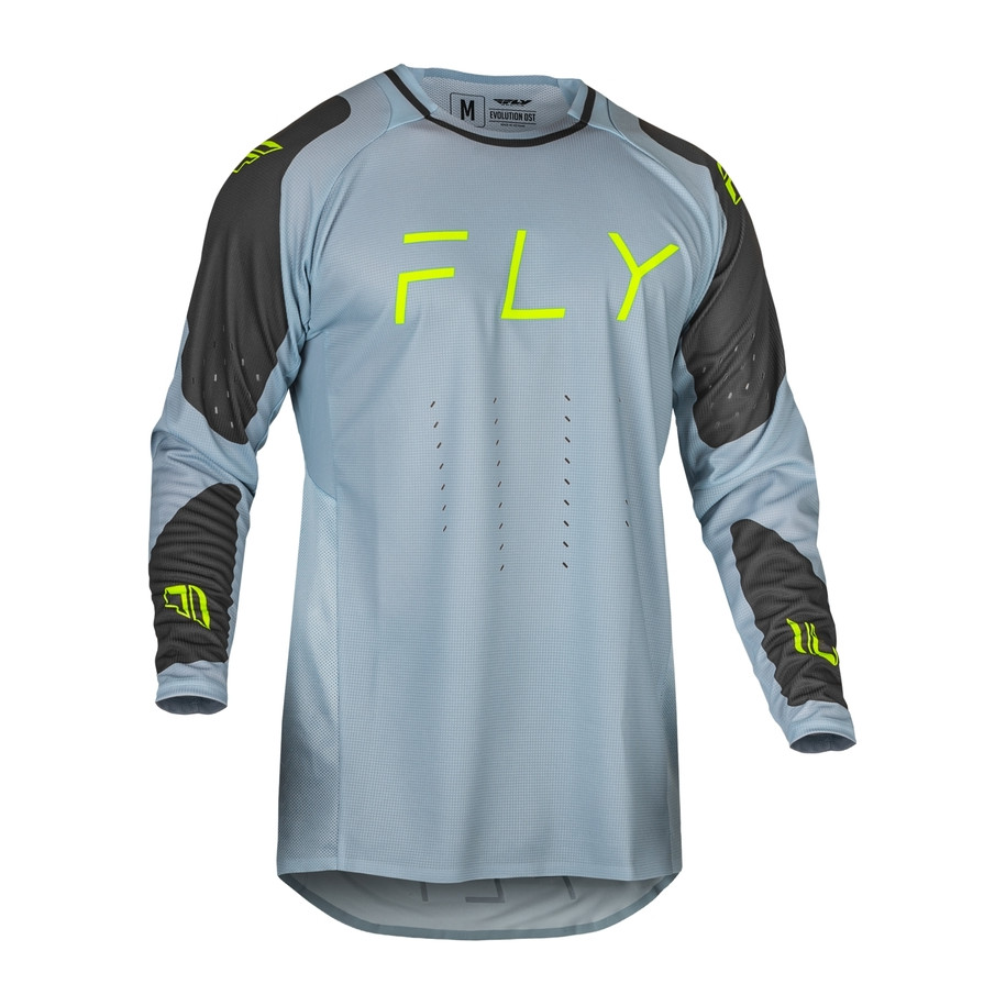 Maillot FLY RACING Evolution DST - Ice Grey/anthracite/vert fluo