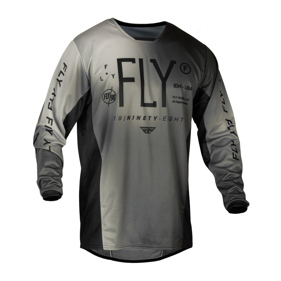 Maillot enfant FLY RACING Kinetic Prodigy - noir/gris clair