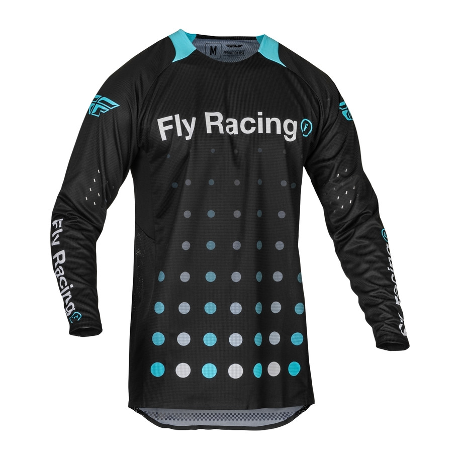 Maillot FLY RACING Evolution DST Strobe - noir/Electric Blue