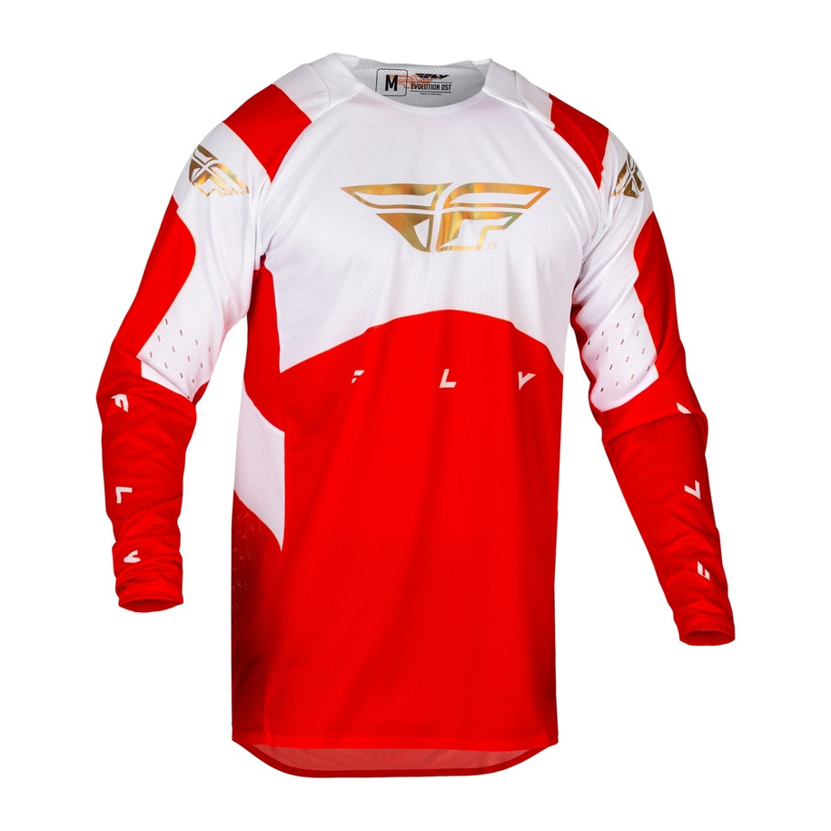 Maillot FLY RACING Evolution DST Podium - rouge/blanc/rouge Iridium