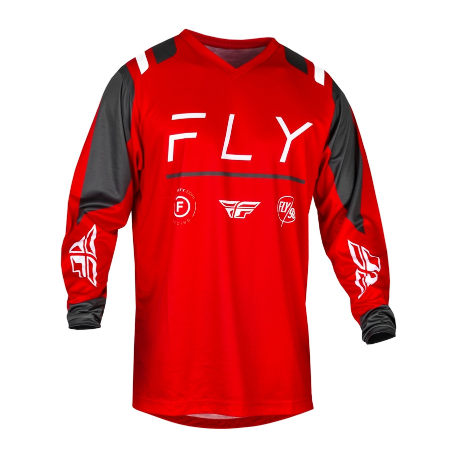 Maillot FLY RACING F-16 - rouge/anthracite/blanc