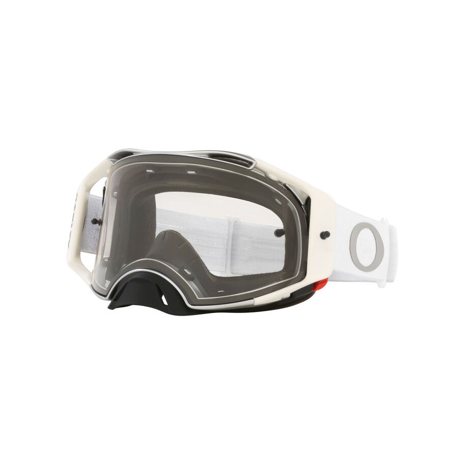 Masque OAKLEY Airbrake MX - Tuff Blocks White écran clair