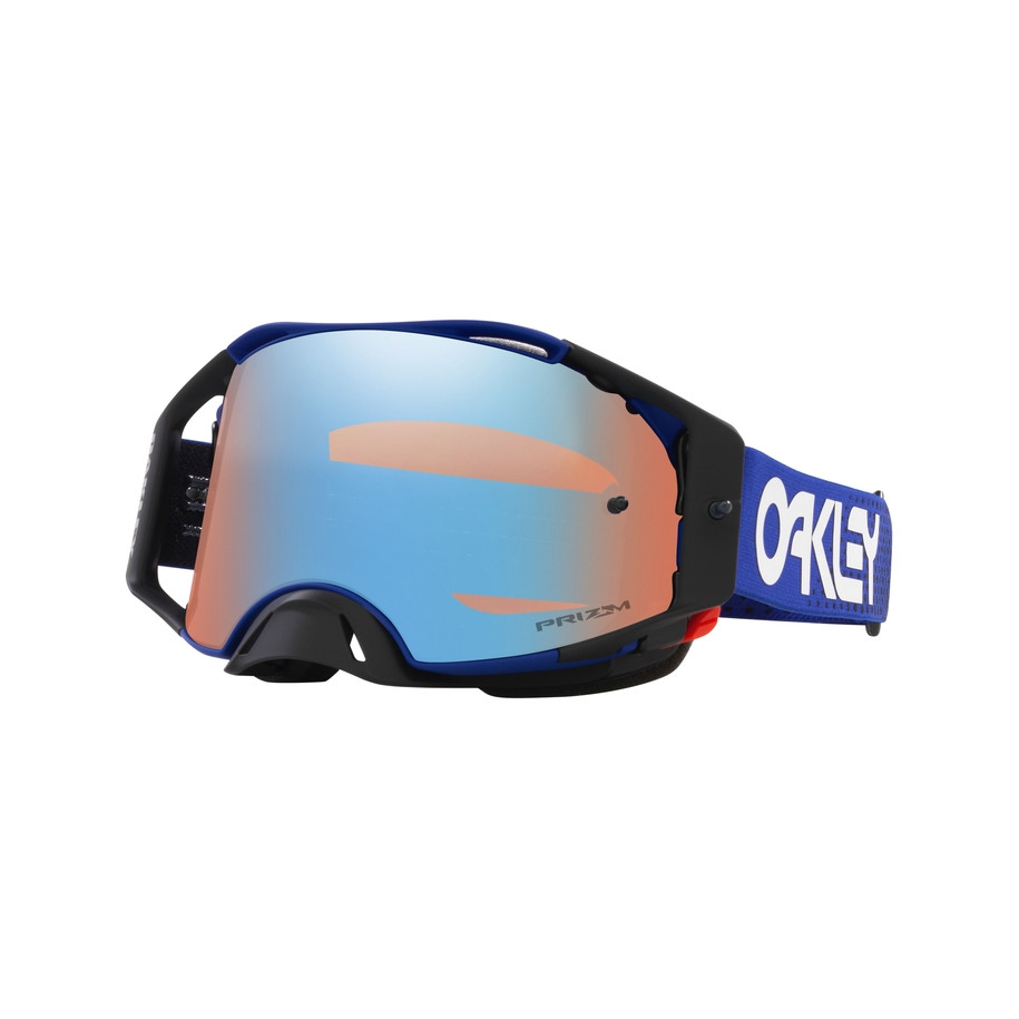 Masque OAKLEY Airbrake MX - Moto Blue B1B écran Prizm MX Sapphire