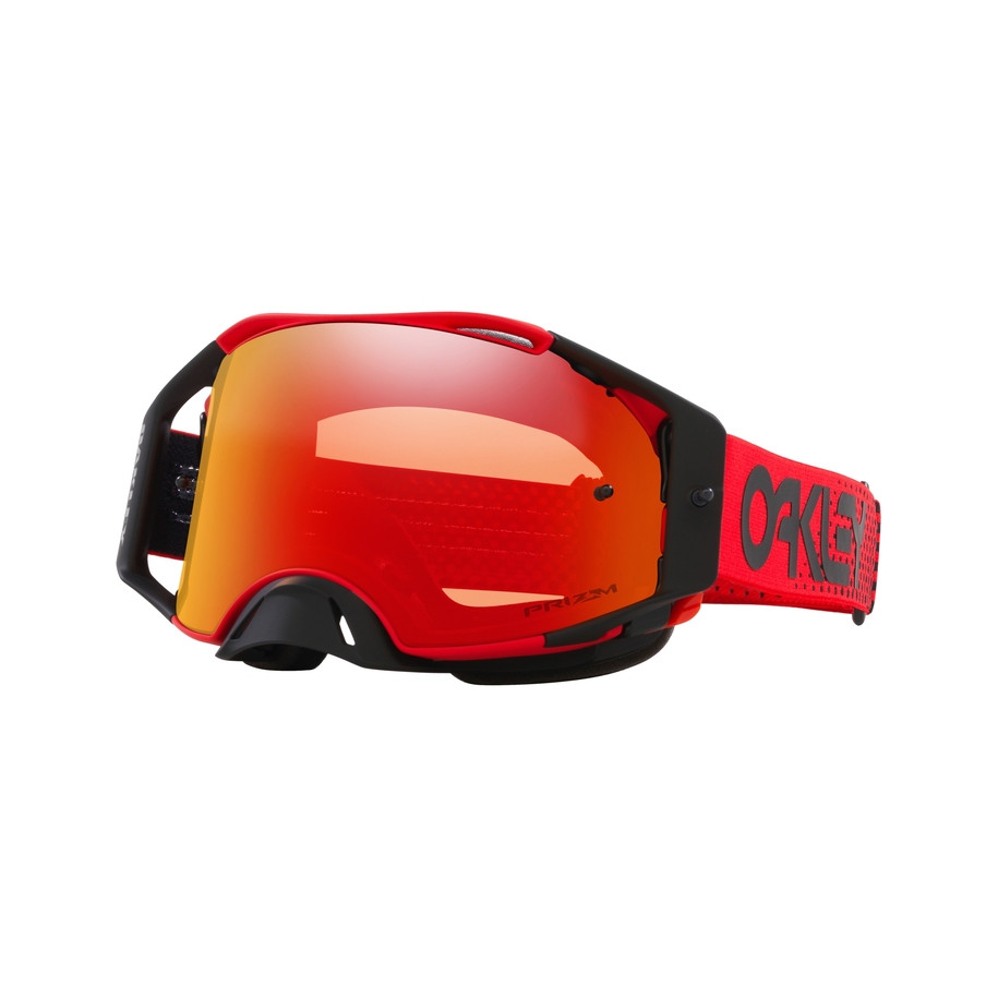 Masque OAKLEY Airbrake MX - Moto Red B1B écran Prizm MX Torch