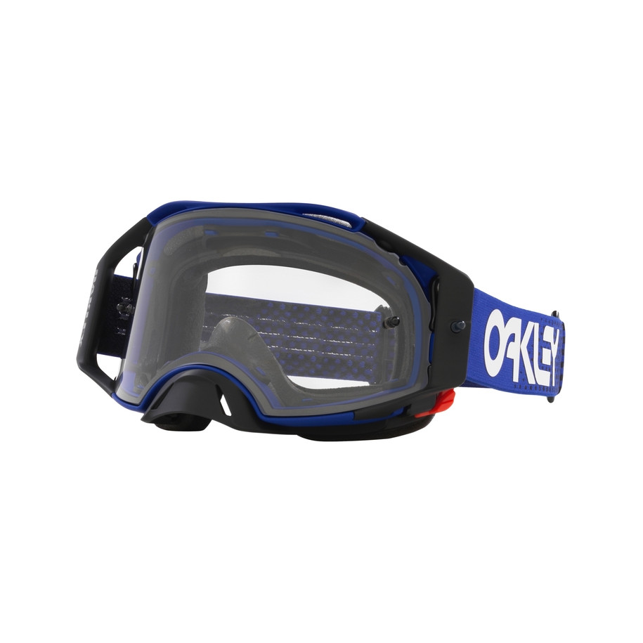 Masque OAKLEY Airbrake MX - Moto Blue B1B écran clair