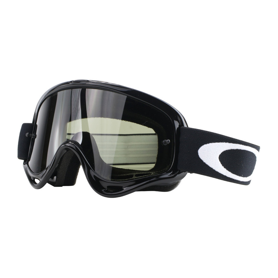 Masque OAKLEY XS O Frame MX Sand Jet Black écran Dark Grey + transparent