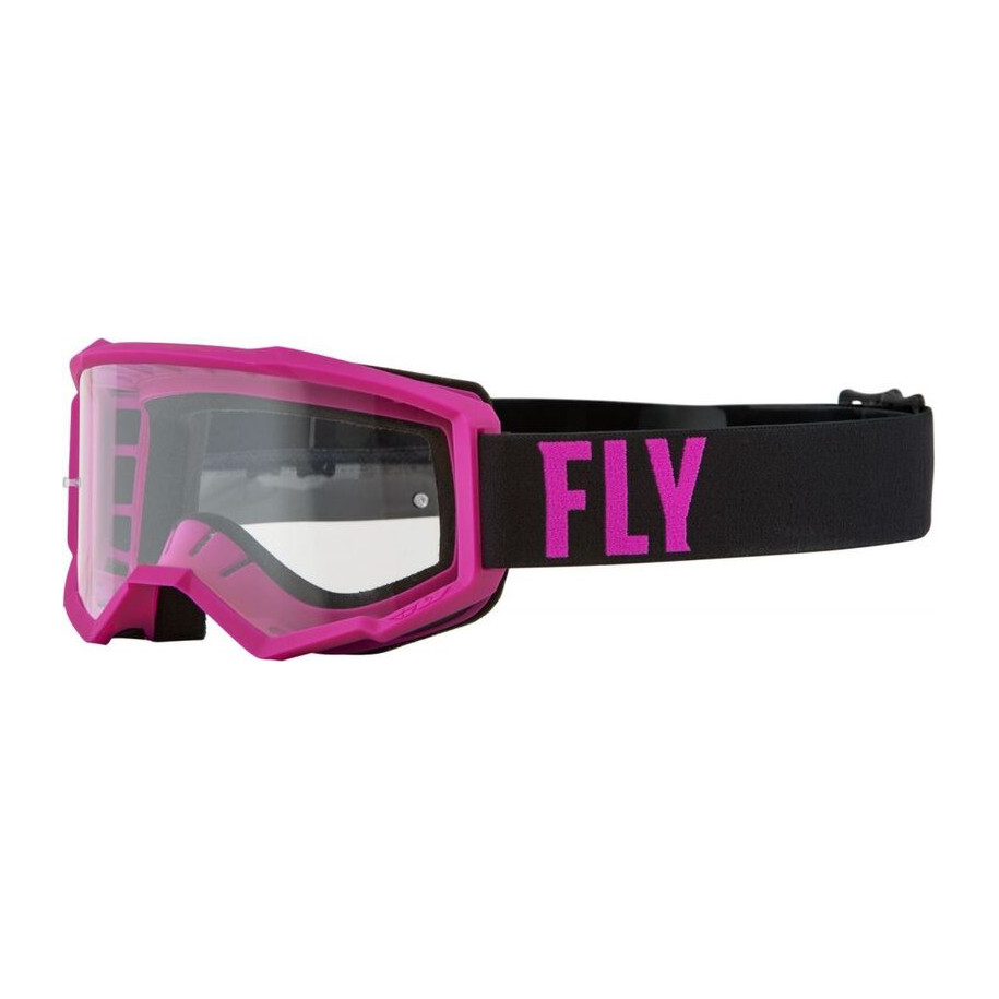 Masque FLY RACING Focus Rose/Noir