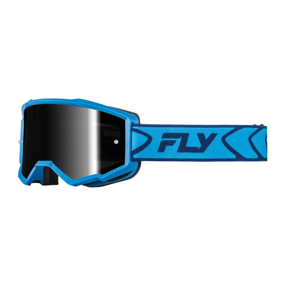 Masque FLY RACING Zone bleu/navy- écran noir