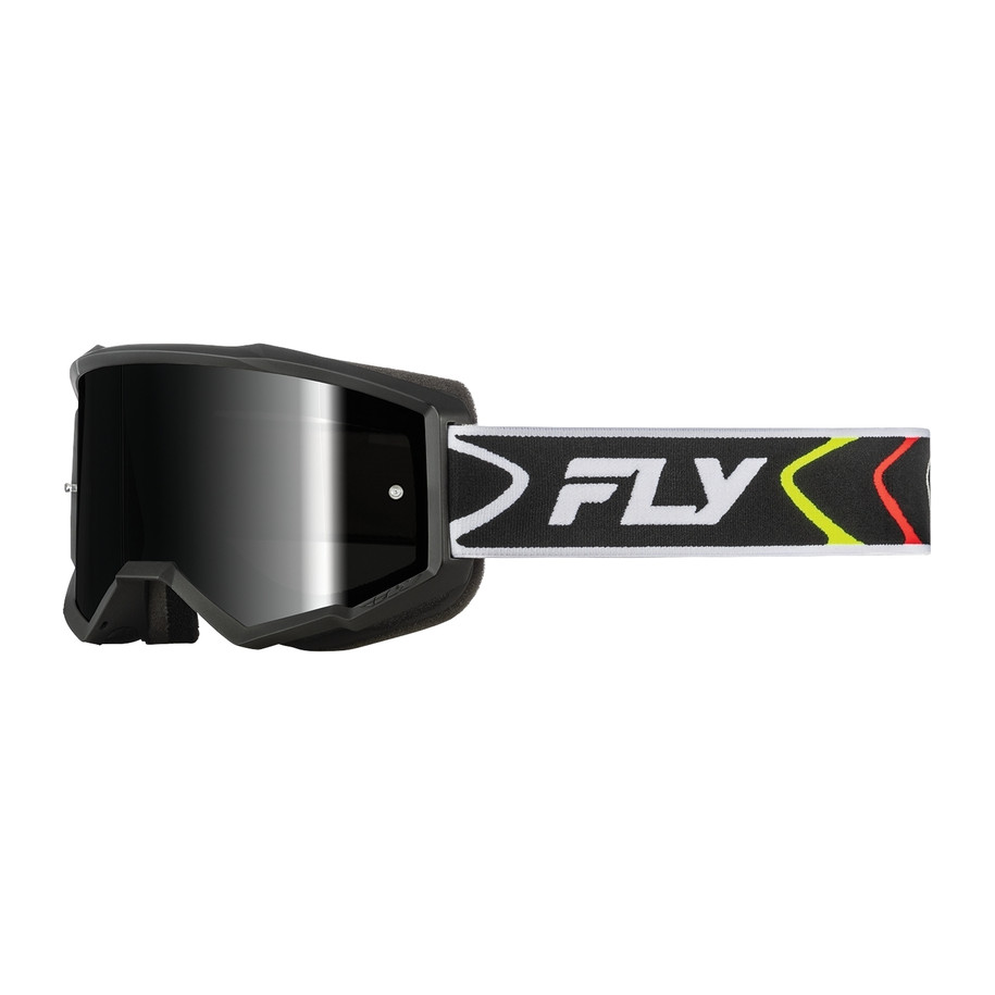 Masque FLY RACING Zone noir/blanc - écran noir