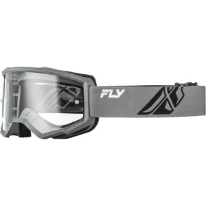 Masque FLY RACING Focus gris/noir - écran clair