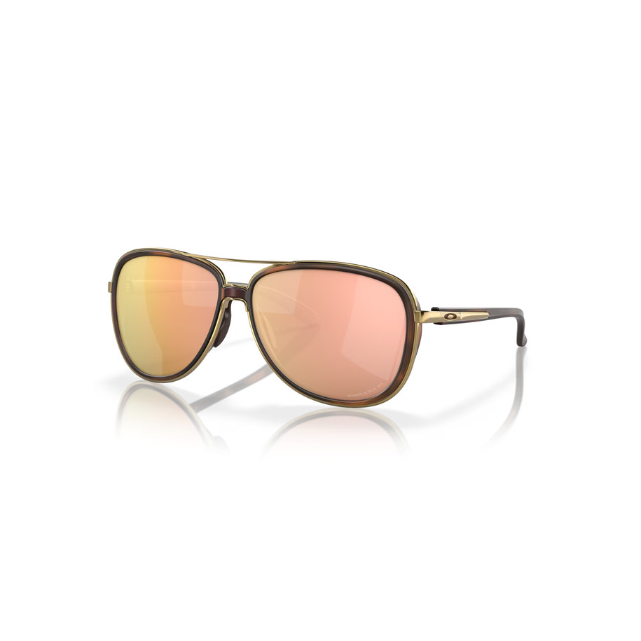 Lunettes de soleil OAKLEY Split Time Brown Tortoise - verres Prizm Rose Gold Polarized