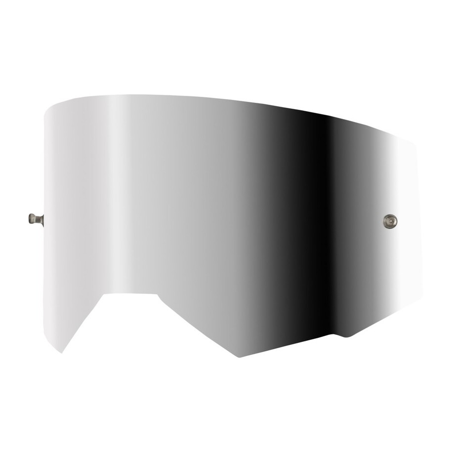 Écran FLY RACING avec fixation pour tear-off - écran argent fumé