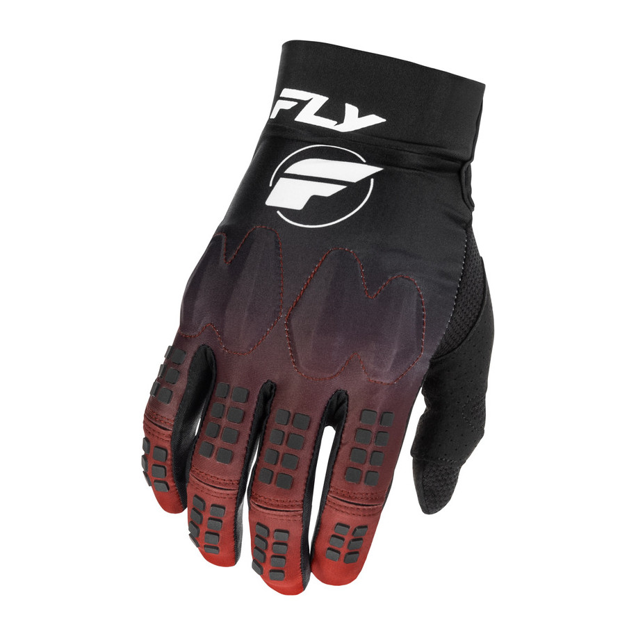 Gants FLY RACING Evolution DST - rouge/noir/blanc