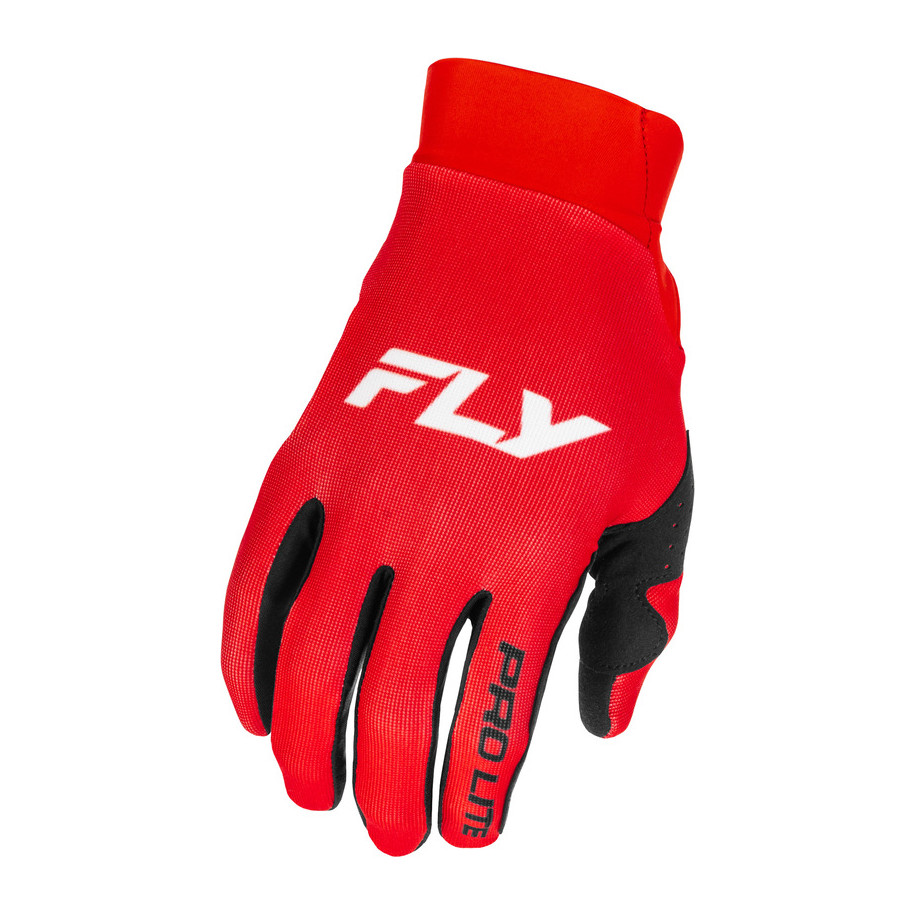 Gants FLY RACING Pro Lite - rouge/blanc