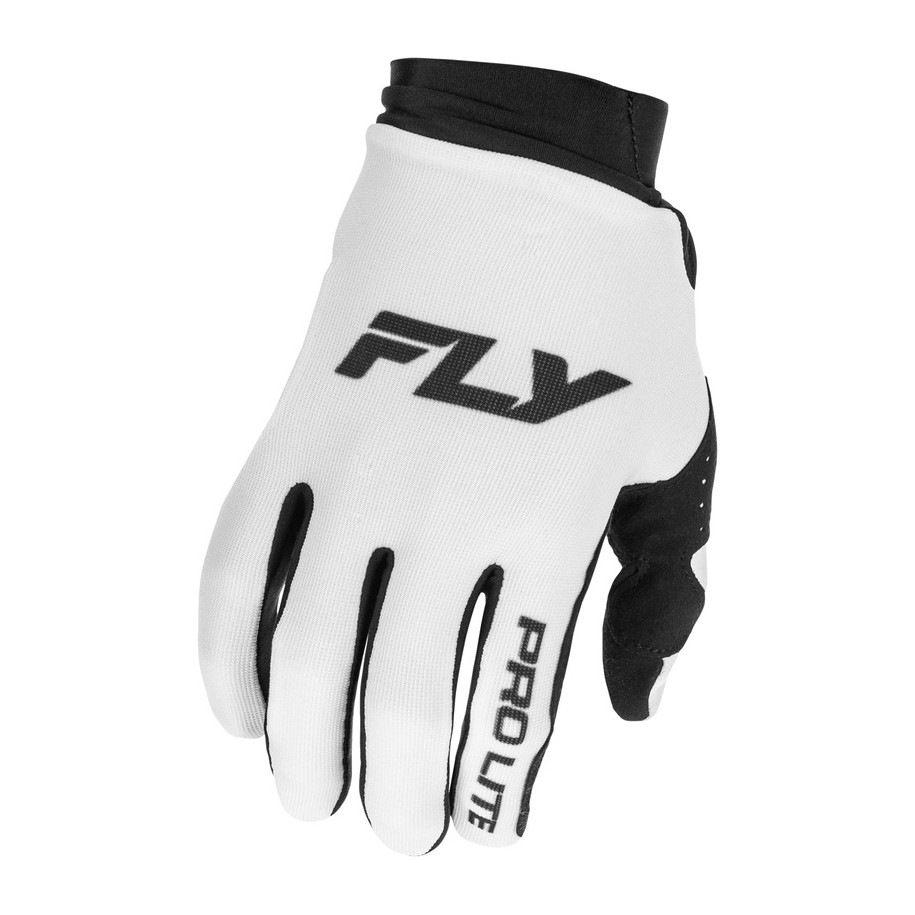 Gants FLY RACING Pro Lite - blanc/noir